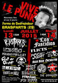 Vive Le Punk !. Du 13 au 14 juillet 2015 à Brasparts. Finistere.  15H00